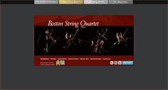 Desktop Screenshot of bostonstringquartet.com